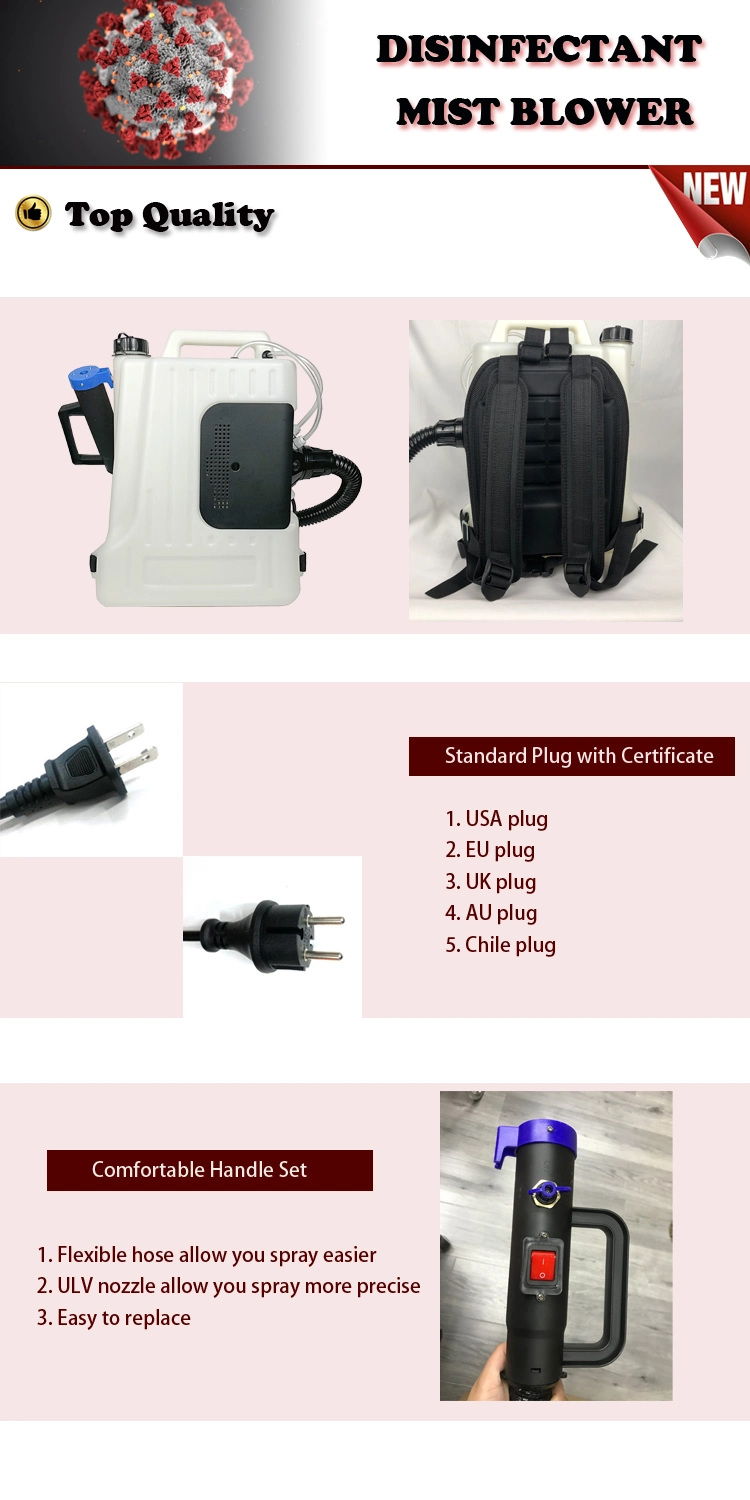 Battery Epidemic Prevention Hospital Disinfectant Mist Machine 10L