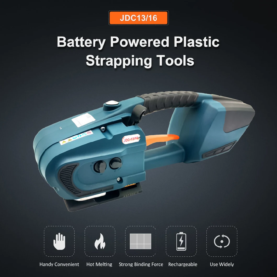 CE Approved, Jdc13/16 Battery Powered Plastic Strapping Tools for Sale