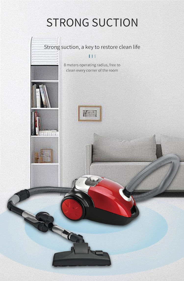 Corded Bagged Cyclonic Carpet Canister Vacuum Cleaner