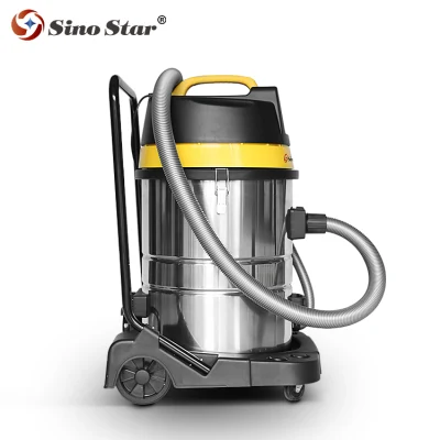 Sino Star Band Extractor de polvo industrial Aspirador industrial HEPA Bolsa de 70 l o sin bolsa, manguera larga Todos los accesorios